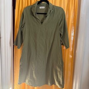 Linen Blend Tunic